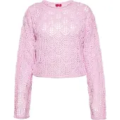 Swirly Pullover rosa claro