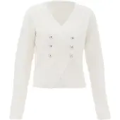 NAEMI Casaco de malha branco lã