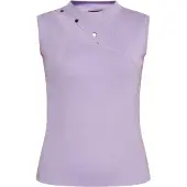 NAEMI Top de malha lavanda / prata