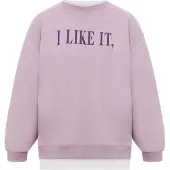 Homebase Sweatshirt orquídea / roxo escuro / branco