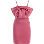 Faina Vestido de cocktail rosa claro