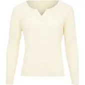 Faina Casaco de malha marfim