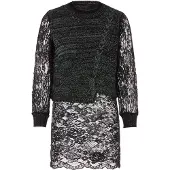 Paino Pullover cinzento / preto