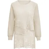 Paino Pullover branco lã