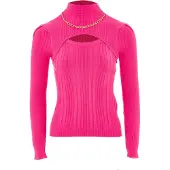 Nascita Pullover rosa néon