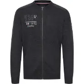 FQ1924 Casaco de malha 'Erland' preto / branco