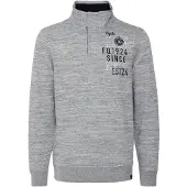 FQ1924 Pullover 'FQGudmund' cinzento / preto