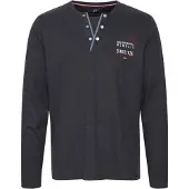 FQ1924 Camisa 'ROLF' cinzento escuro / branco
