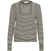 Kaffe Pullover 'KA Nala' preto / offwhite