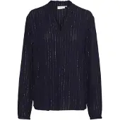 Kaffe Blusa 'KA Liv' roxo escuro / prata