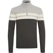 Blend Pullover 'Naresh' antracite / pedra / branco