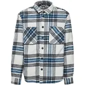 !Solid Camisa 'Aakon' azul / branco
