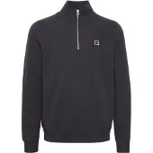 Casual Friday Sweatshirt ' Sebastian ' azul escuro / branco