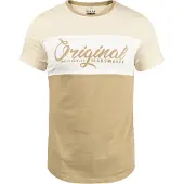 Blend Camisa 'NERO' bege mosqueado / branco
