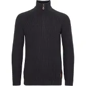 !Solid Pullover 'Xenox' castanho / cinzento