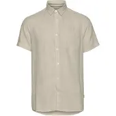 !Solid Camisa 'Allan' bege escuro