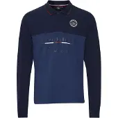 FQ1924 Camisa 'REIDAR' navy / vermelho escuro / branco
