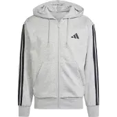 Adidas Moletom Com Fecho Essentials 3 Stripes Fleece