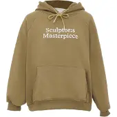 Homebase Sweatshirt cáqui / branco
