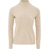 SANIKA Pullover bege mosqueado