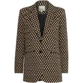 Ichi Blazer 'Kate' bege / castanho