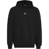 INDICODE JEANS Sweatshirt 'Idjolkan' preto / branco