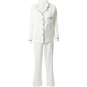 Bluebella Pijama 'Claudia' creme / preto