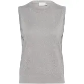 Kaffe Pullover 'KA Regina' cinzento / prata