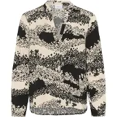 Saint tropez Blusa 'Eda' pedra / cinzento escuro / preto