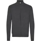 !Solid Casaco de malha 'Kayne' cinzento-prateado / preto / branco