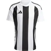 Adidas Camisola de futebol 'Striped 24' preto / branco