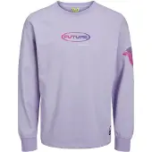 Jack & Jones Sweatshirt 'Digital' roxo / lavanda / rosa