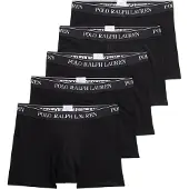 Ralph Lauren para homem. 714864292001 Pacote de 5 Boxer RL preto (XL), Homewear, Algodão