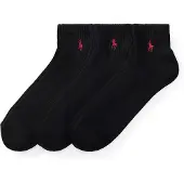 Ralph Lauren Meias 'QUARTER' vermelho / preto