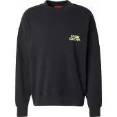 HUGO Sweatshirt 'Dargentix' azul ultramarinho / verde claro / preto / offwhite