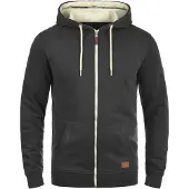 Blend Casaco em moletão 'Hulker' castanho / preto / branco