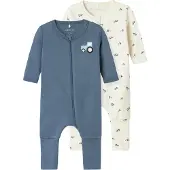 Name it Pijama De Manga Comprida Tractor 2 Unidades