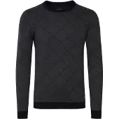 Blend Pullover 'BHNison' cinzento escuro / preto