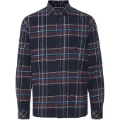 !Solid Camisa 'Danar' bege / azul / vermelho vinho