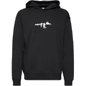 !Solid Sweatshirt 'Halmus' preto / branco