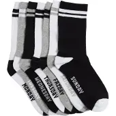 We fashion Meias cinzento / preto / branco