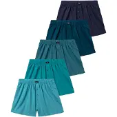 H.I.S. Boxers azul / turquesa / petróleo