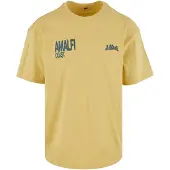 Lost Youth Camisa azul / amarelo escuro