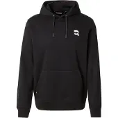 Karl Lagerfeld Sweatshirt cinzento escuro / preto / branco