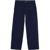 Desigual , Calça estruturada reta, AlgodÃO, Azul, 30