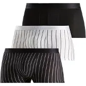 s.Oliver Boxers 'Hipster' cinzento-prateado / preto / branco / esbranquiçado