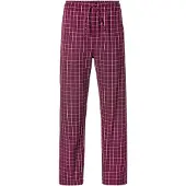 s.Oliver Calças de pijama vermelho escuro / branco