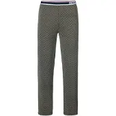 s.Oliver Calças de pijama bege / navy / preto / branco