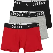 Jordan Cueca acinzentado / vermelho fogo / preto / branco