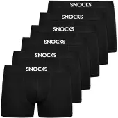 Snocks Boxers preto / branco